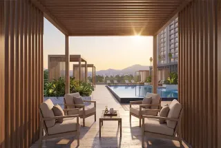 Gazebo Seating Area at Southfield Full Marks Homes