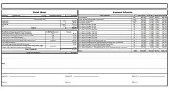 Southfield Full Marks Homes cost sheet preview