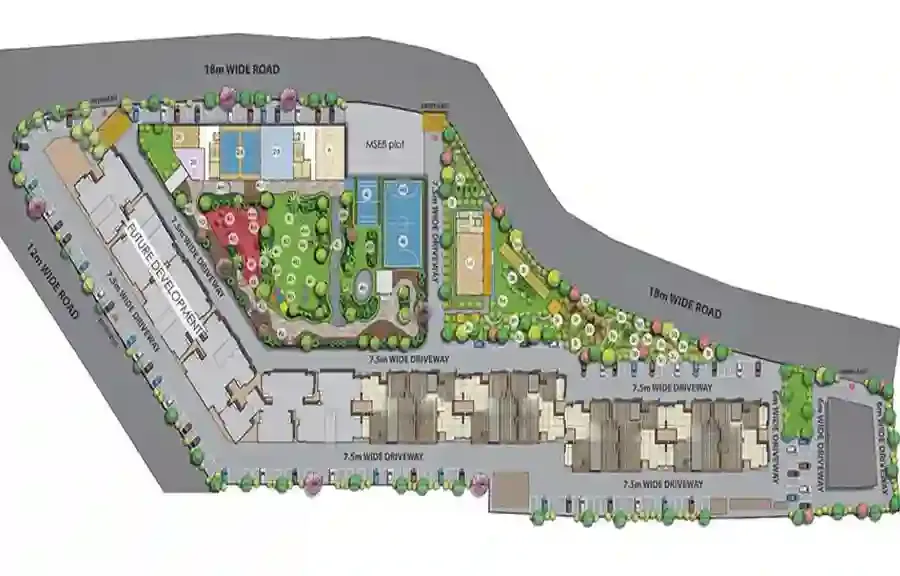 Southfield Full Marks Homes master plan layout